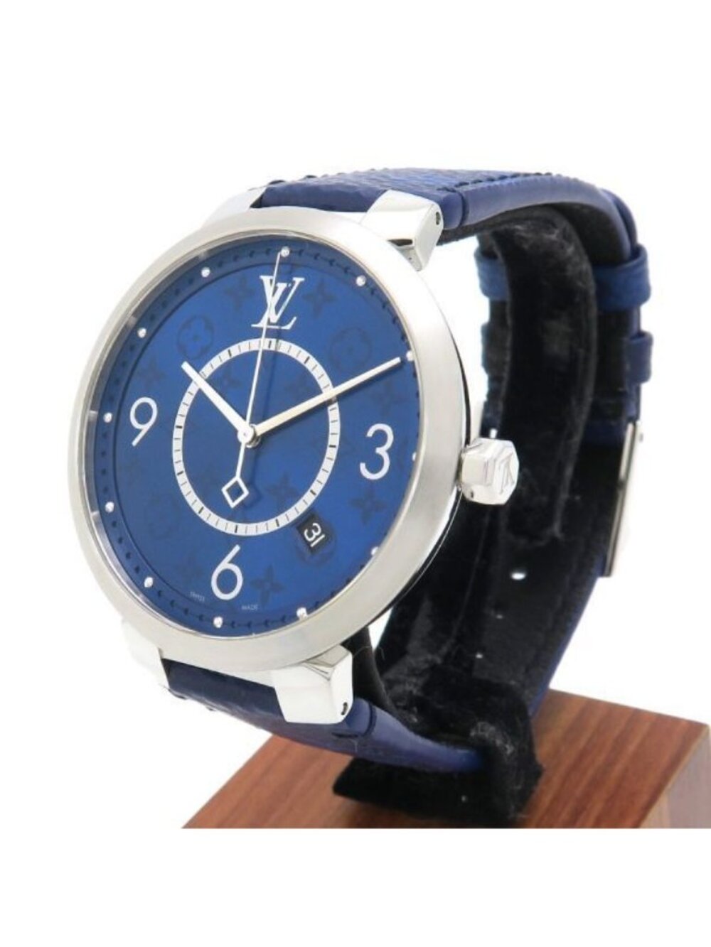 Louis Vuitton Tambour Slim Monogram Watch View 2